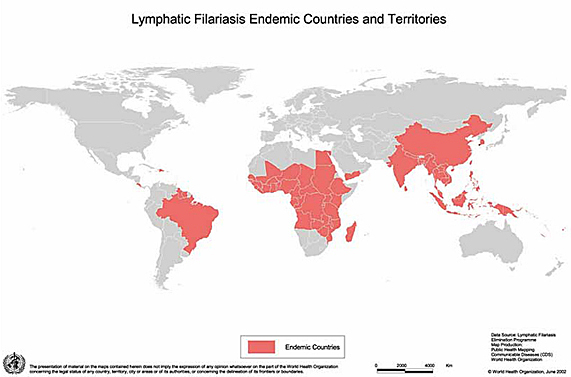 Filariasis Map